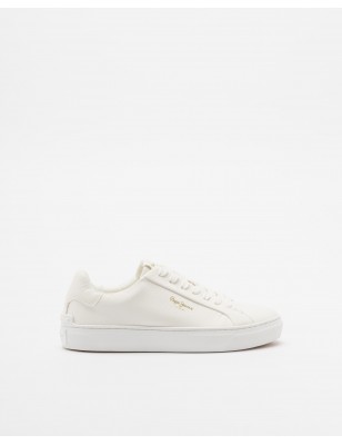 PEPE JEANS SAPATILHAS CAMDEN RUMP W BRANCAS Ref:PLS00031