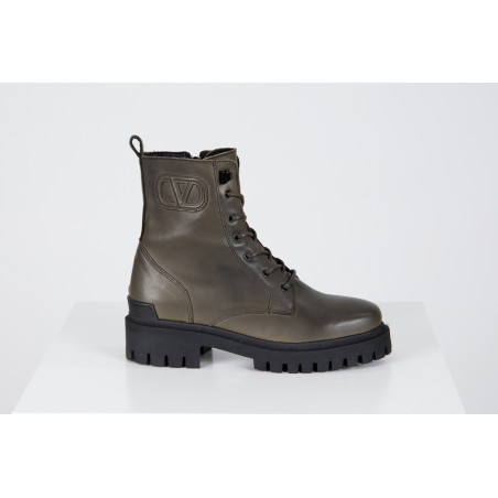 Botas Estilo Militar Verde SACCHI Ref: 726