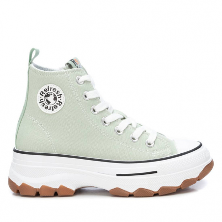 Sapatilhas de Lona com Plataforma Alta Aqua Ref 171919: