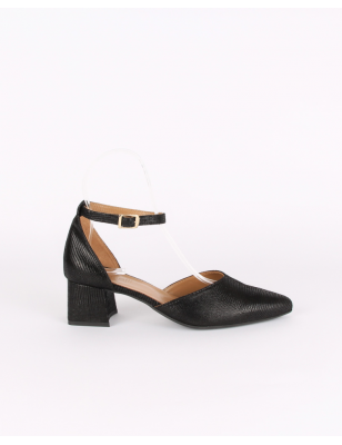 Sapatos Pretos com Fivela SAMELLI Ref: CF2506