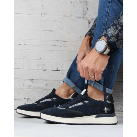 GANT RAWSSON MESH LEATHER MARINE Ref: 24637811