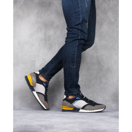 Sapatilhas Pepe Jeans LONDON ONE BASIC M Cinzas Ref: PMS30871