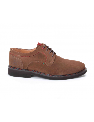 Sapatos Para Homem Em Camurca Camel Estilo Casual Ref: 9383C