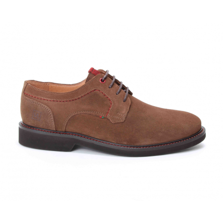 Sapatos Para Homem Em Camurca Camel Estilo Casual Ref: 9383C