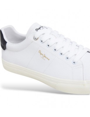 PEPE JEANS SAPATILHAS KENTON FRESH M BRANCAS REF:PMS31076