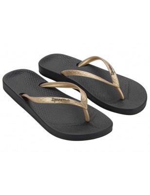 IPANEMA ANATOMICA TAN FEM PRETO/GOLD Ref: 8103PRE
