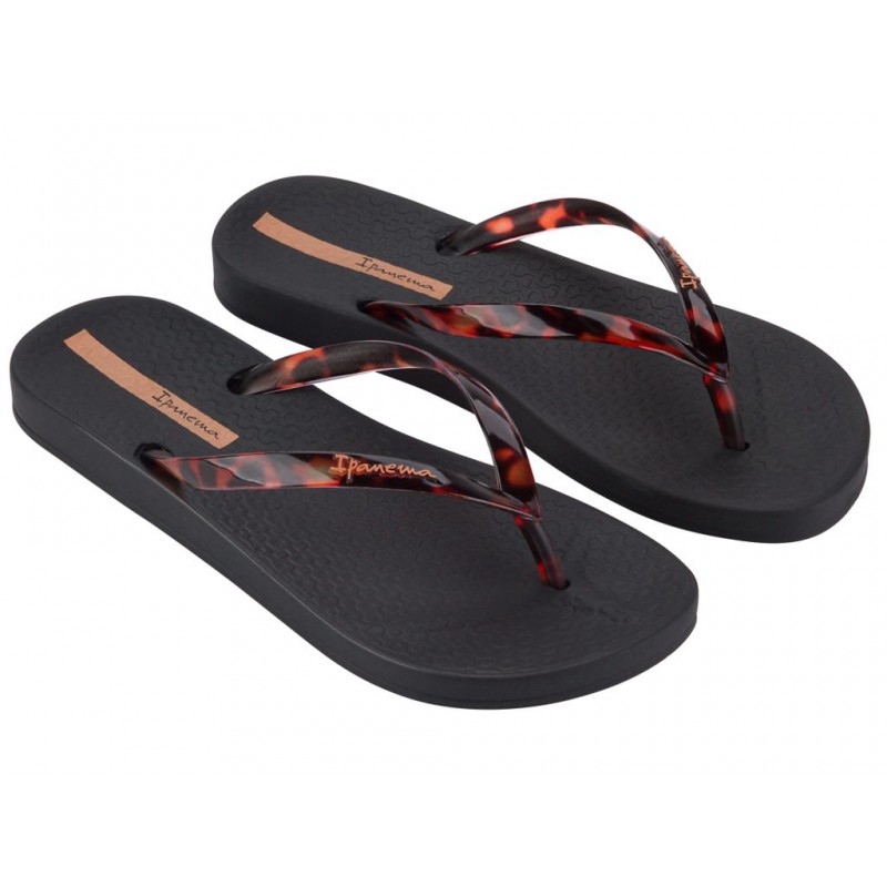 Chinelos Ipanema Anatomic Connect Fem Pretas Ref: 83475