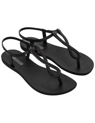 Sandálias Ipanema Class Twist Sandal Fem Pretas Ref: 83658P