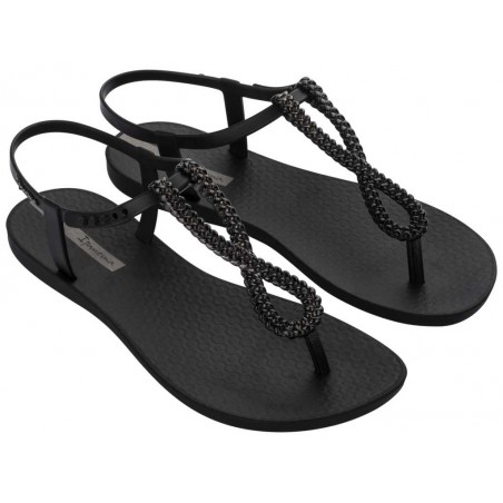 Sandálias Ipanema Class Twist Sandal Fem Pretas Ref: 83658P