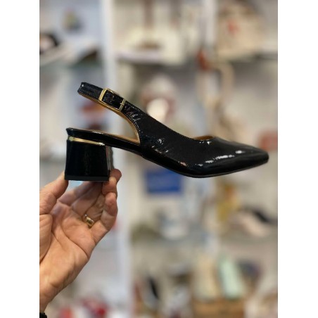 SAMELLI Sapatos Salto Medio Pretos Ref: CF2986