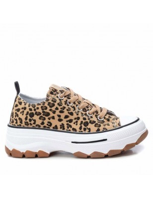 REFRESH Sapatilhas Com Plataforma Padrao Leopardo Ref:172477