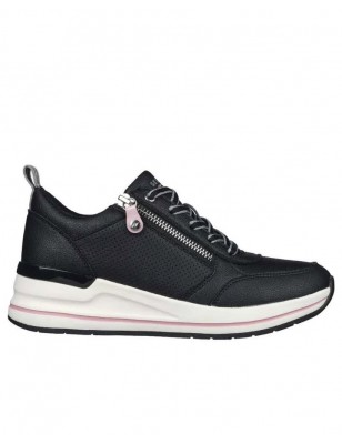 SKECHERS Billion 2 Side Lines Com Fecho Pretas Ref:177335