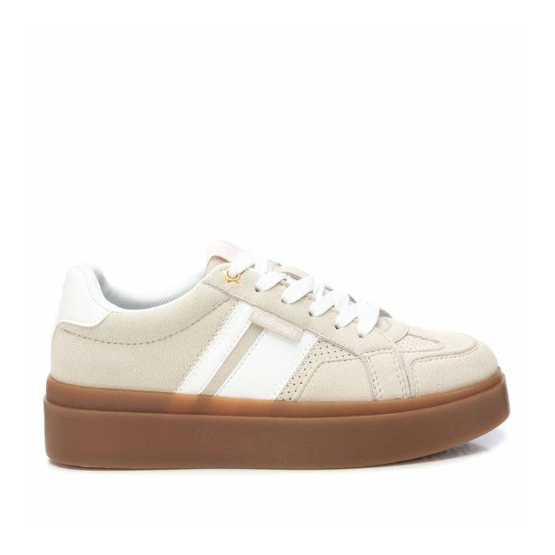 REFRESH Sapatilhas Plataforma Bege Ref: 172820B