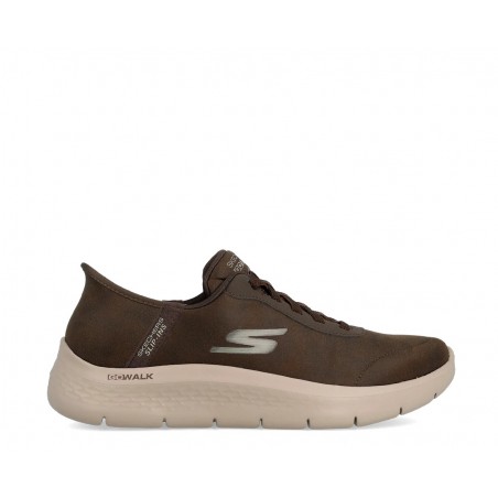 SKECHERS SLIP INS GO WALK FLEX SMOOTH MOTION BROWN Ref: 216326