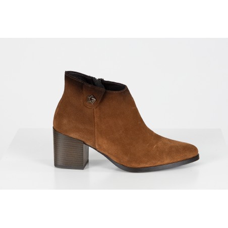 Botins Camel Tacao Alto SACCHI Ref: 5427