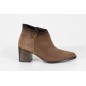 Botins Taupe Tacao Alto SACCHI Ref: 5427