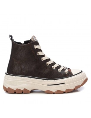 REFRESH Sapatilhas de Lona Cano Alto Bronze Ref: 172318