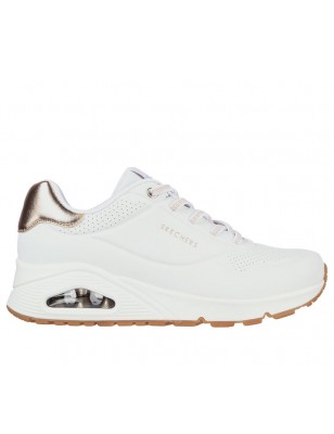 SKECHERS UNO SHIMMER AWAY WHITE Ref: 155196
