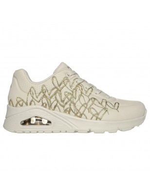 SKECHERS UNO GOLDEN HEART NATURAL GOLD Ref: 177975