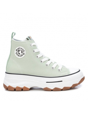 Sapatilhas de Lona com Plataforma Alta Aqua Ref 171919: