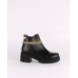 Botins de Cano Curto com Corrente Dourada Ref: 7928