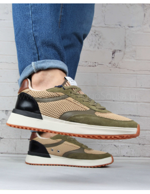 GANT RAWSSON MESH LEATHER GREEN  Ref: 24637811