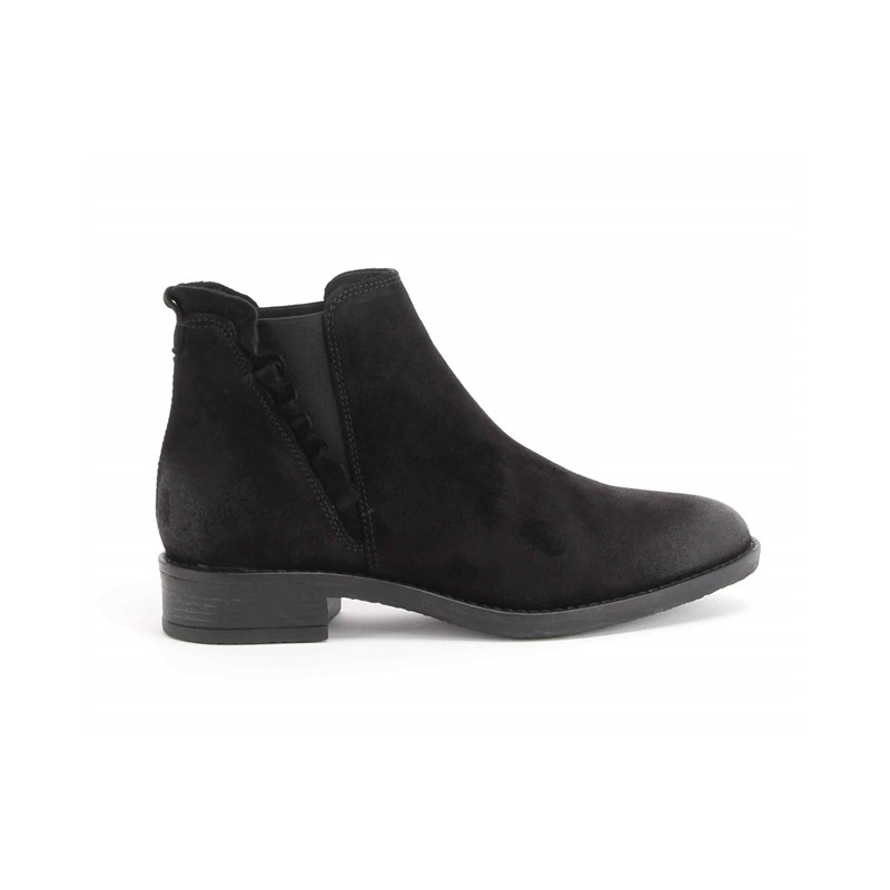 Botas Rasteiras De Cano Curto Com Elastico Nas Laterais Para Senhora SACCHI