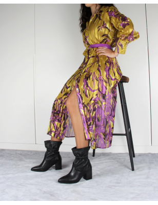 Botas em Pele e Tacao Alto SACCHI Ref: 4998