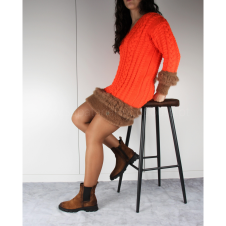 Botas com Elastico Mulher Ref: 5546