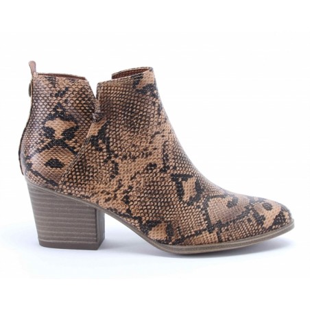 Bota Texana Com Padrao Cobra