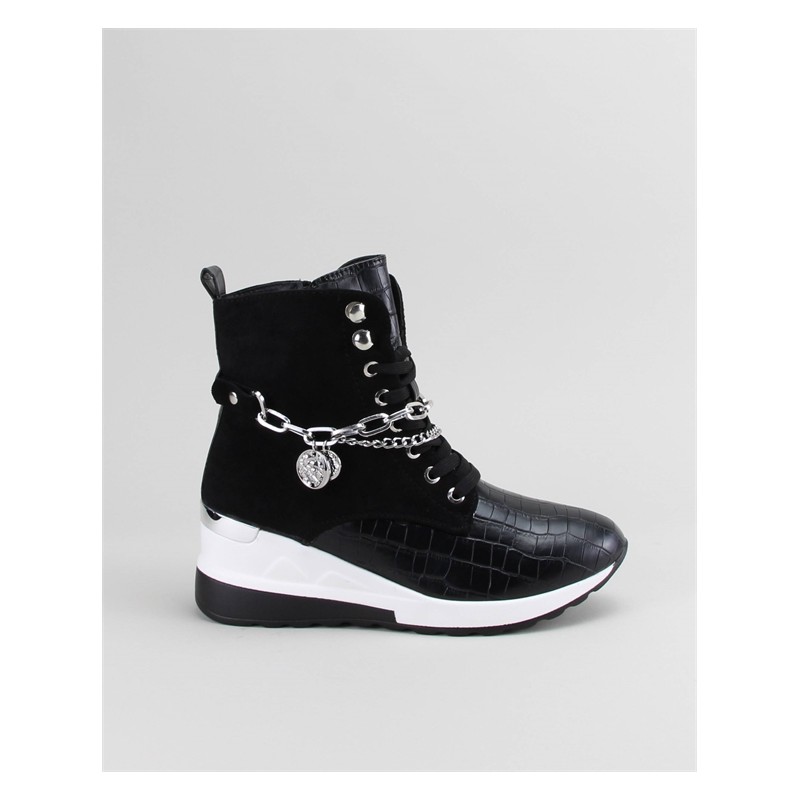 Bota Desportiva Com Cunha Ref: 9906