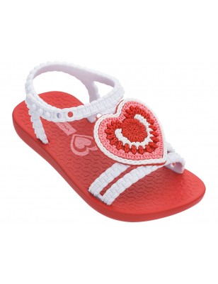 Sandalias Para Menina Com Coracao Ipanema  