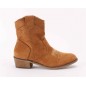 Botas Texanas Camel De Cano Curto Para Senhora
