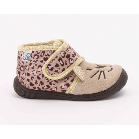 Pantufas Beiges Com Coracoes Para Menina - GIOSEPPO AARSCHOT 56479 