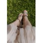 Sandálias de Cunha Rock Away White/Gold Ref: 85671 Sandálias de Cunha Rock Away White/Gold Ref: 85671
