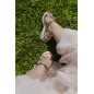 Sandálias de Cunha Rock Away White/Gold Ref: 85671 Sandálias de Cunha Rock Away White/Gold Ref: 85671