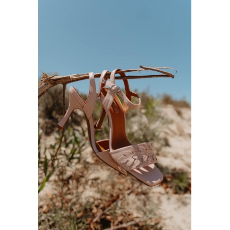 Sandalias Salto Alto Nude SAMELLI Ref: 0001-3524