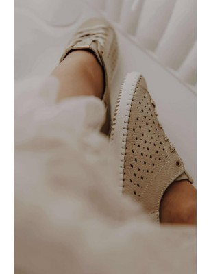 SACCHI SAPATILHAS DE SENHORA BEGE  REF:2848-18B