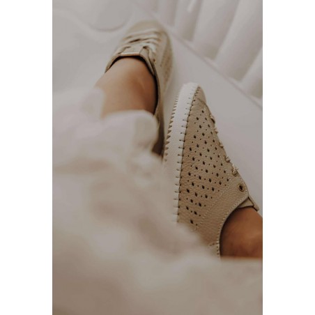 SACCHI SAPATILHAS DE SENHORA BEGE  REF:2848-18B