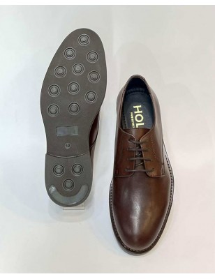 HOLD Sapatos Classicos Em Pele Para Homem Castanhos Ref: 1025PC
