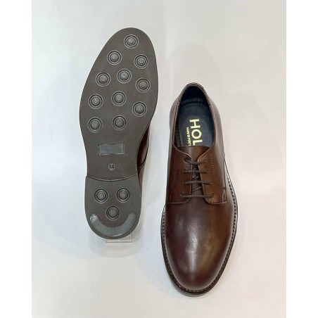 HOLD Sapatos Classicos Em Pele Para Homem Castanhos Ref: 1025PC