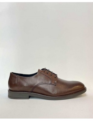 HOLD Sapatos Classicos Em Pele Para Homem Castanhos Ref: 1025PC