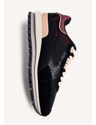 GIOSEPPO SAPATILHAS EM COURO E BRILHÓS FOLEY REF:76378