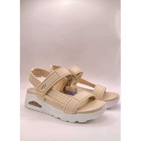 Sandálias Skechers Uno Summer Stand2  Bege Ref:119813