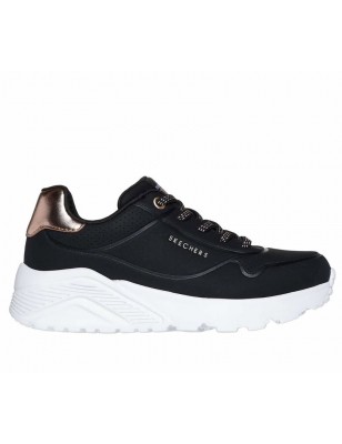 SKECHERS UO LITE - METALLIC MODE PRETAS Ref: 310384P