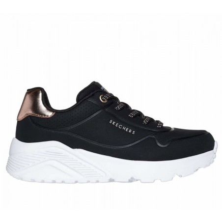 SKECHERS UO LITE - METALLIC MODE PRETAS Ref: 310384P