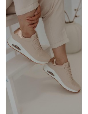 SKECHERS UNO SHIMMER AWAY BEGE  Ref: 155196B