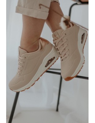 SKECHERS UNO SHIMMER AWAY BEGE Ref: 155196B
