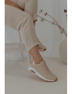 SKECHERS UNO SHIMMER AWAY BEGE  Ref: 155196B