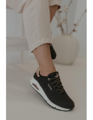 SKECHERS UNO SHIMMER AWAY PRETAS Ref: 155196PRE